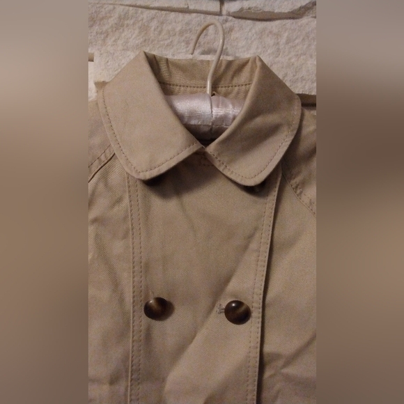 Zara NWOT Girls Trench Coat 3-4Y - Picture 4 of 7